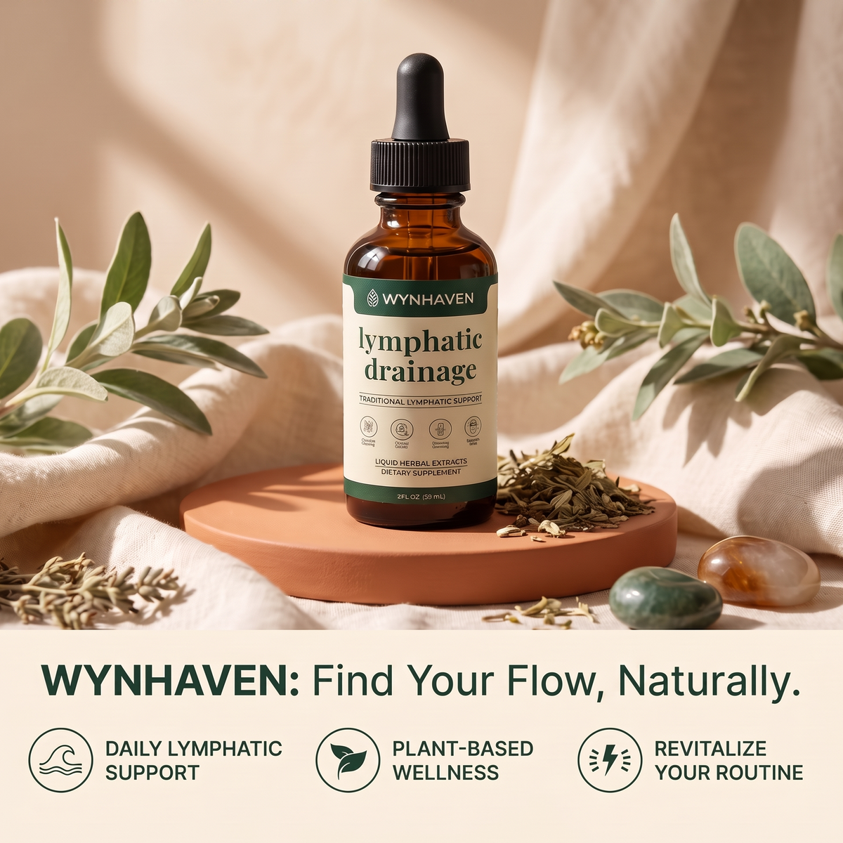 Wynhaven LymphFlow Drops – Lymphatic Drainage Support